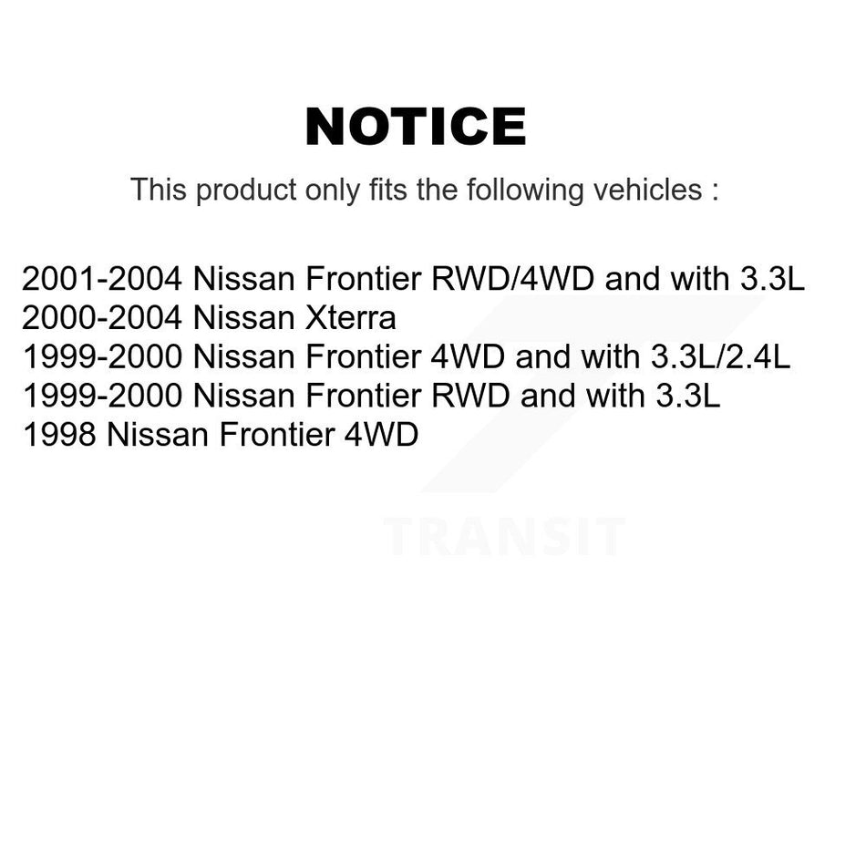 Front Inner Steering Tie Rod End TOR-ES3660 For Nissan Xterra Frontier