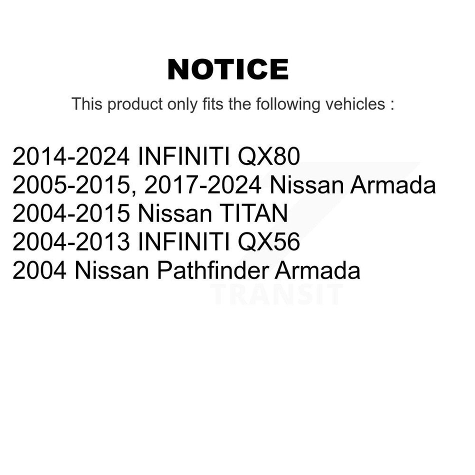 Front Left Outer Steering Tie Rod End TOR-ES800031 For Nissan TITAN Armada INFINITI QX80 QX56