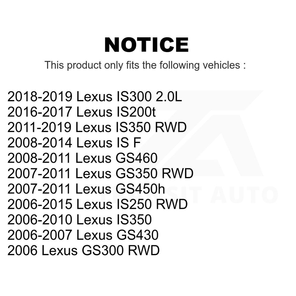 Front Left Outer Steering Tie Rod End TOR-ES800213 For Lexus IS250 IS350 GS350 IS200t IS300 GS300 GS430 IS F GS450h GS460