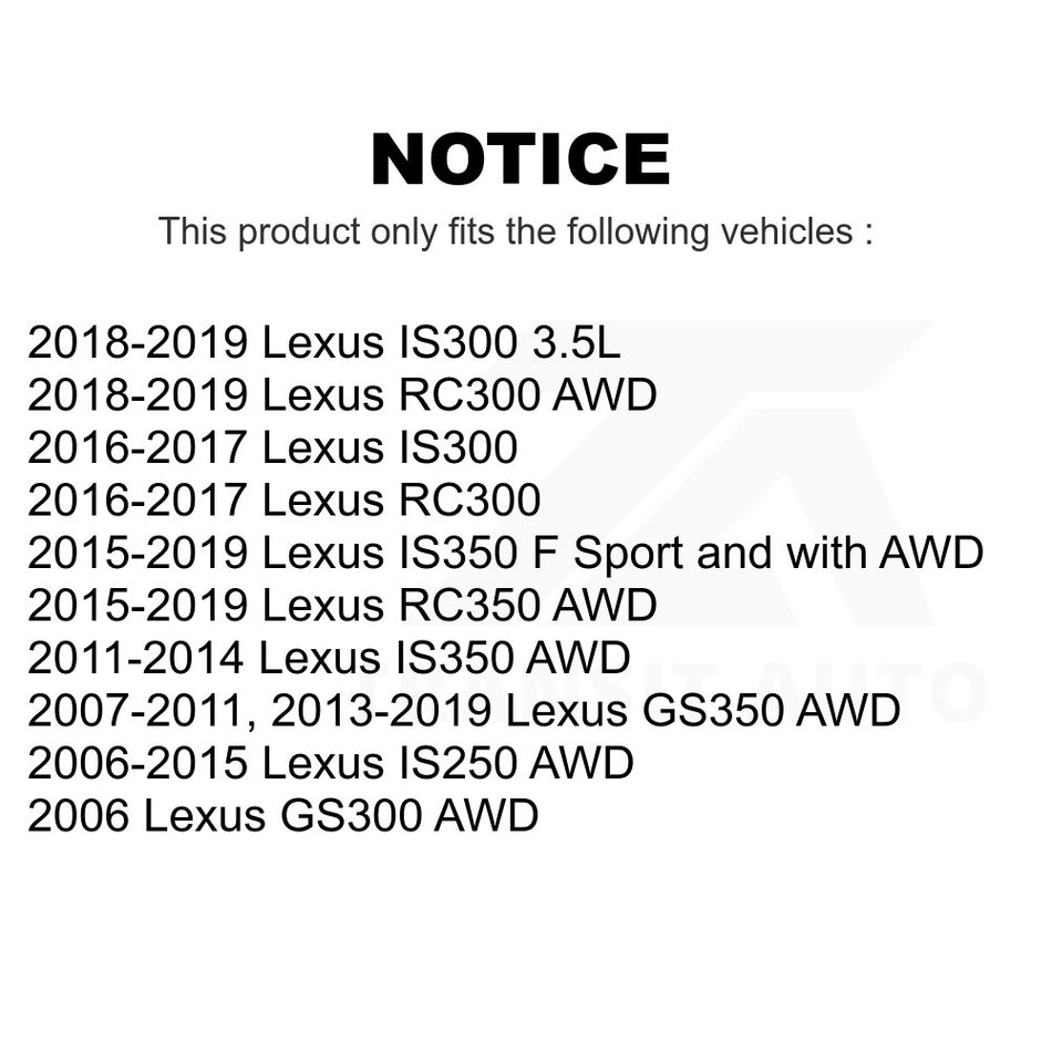 Front Right Outer Steering Tie Rod End TOR-ES800405 For Lexus IS250 GS350 IS300 IS350 GS300 RC350 RC300