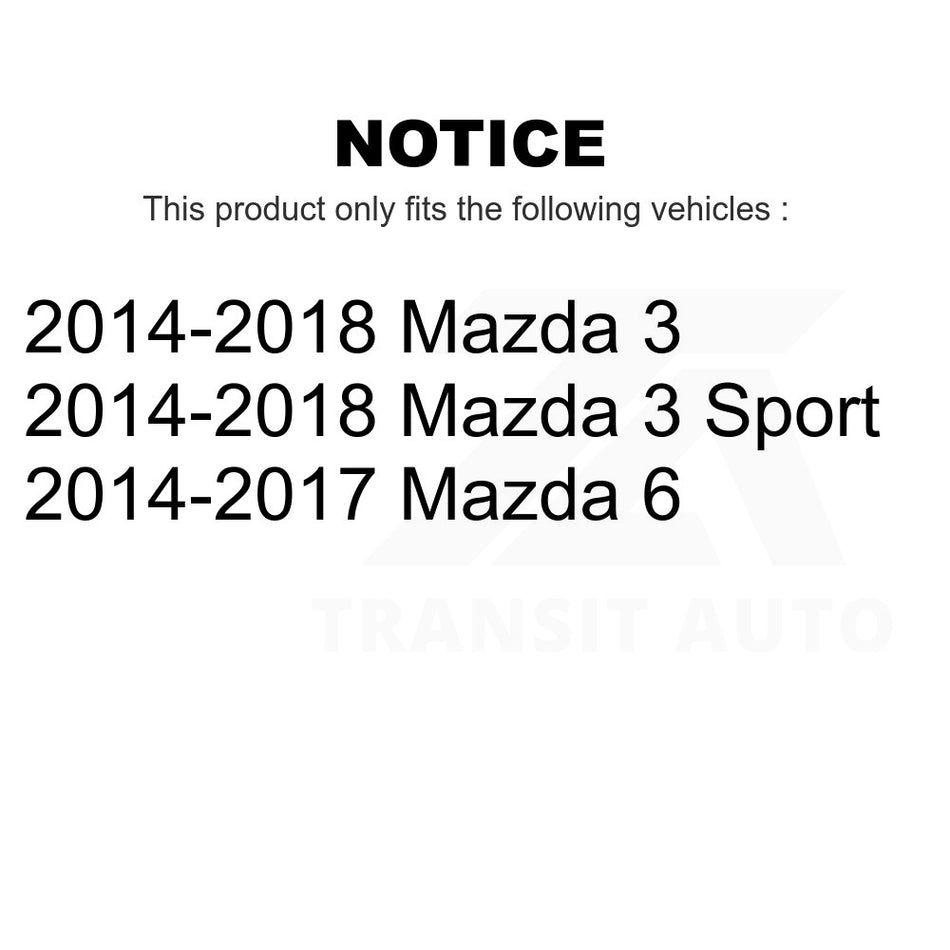 Front Right Outer Steering Tie Rod End TOR-ES801062 For Mazda 3 6 Sport