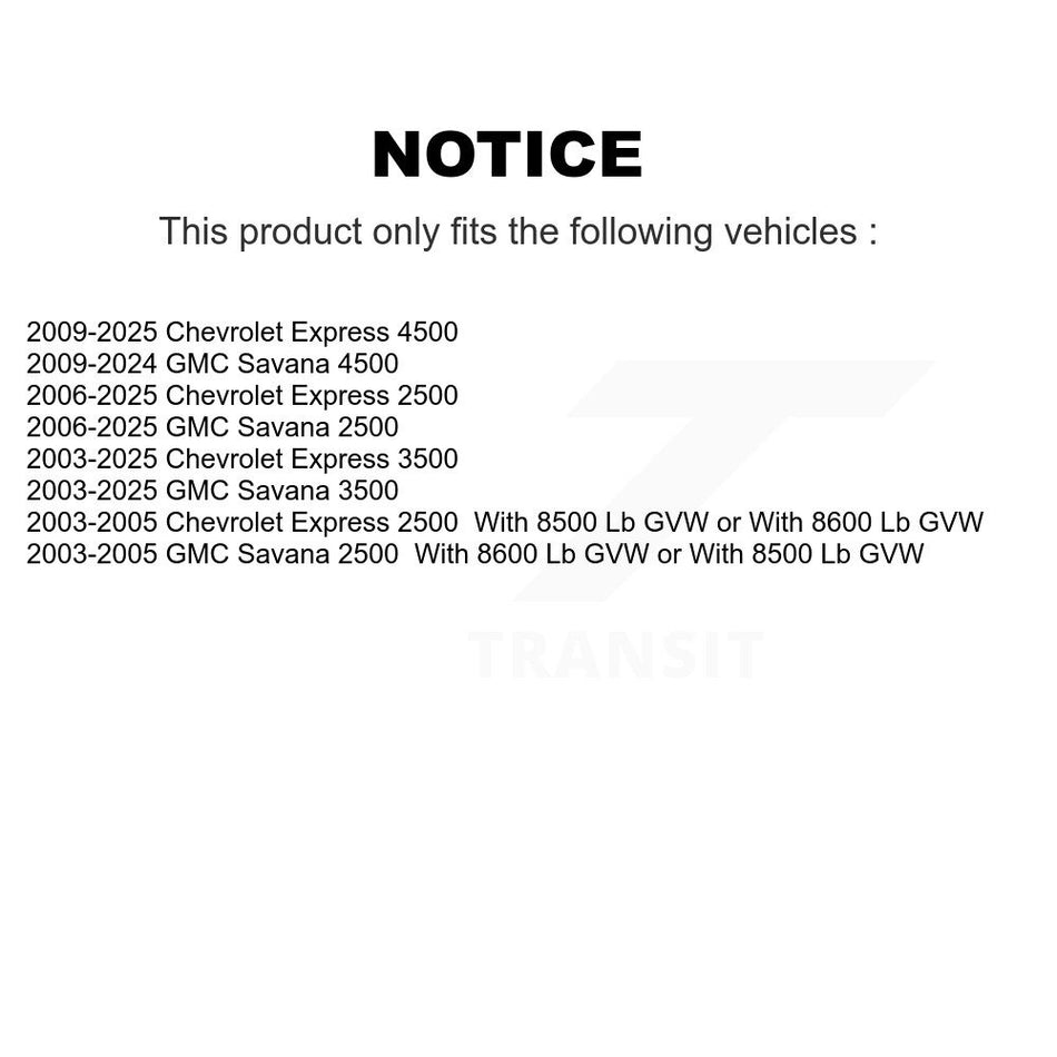 Front Inner Steering Tie Rod End TOR-ES80277 For GMC Chevrolet Savana 2500 Express 3500 4500