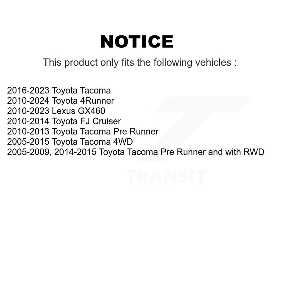 Front Outer Steering Tie Rod End TOR-ES80895 For Toyota Tacoma 4Runner Lexus GX460 FJ Cruiser
