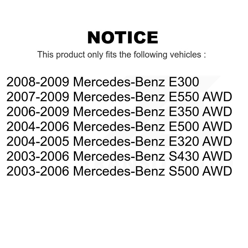 Front Right Outer Steering Tie Rod End TOR-ES80977 For Mercedes-Benz E350 E320 S430 E500 S500 E550 E300