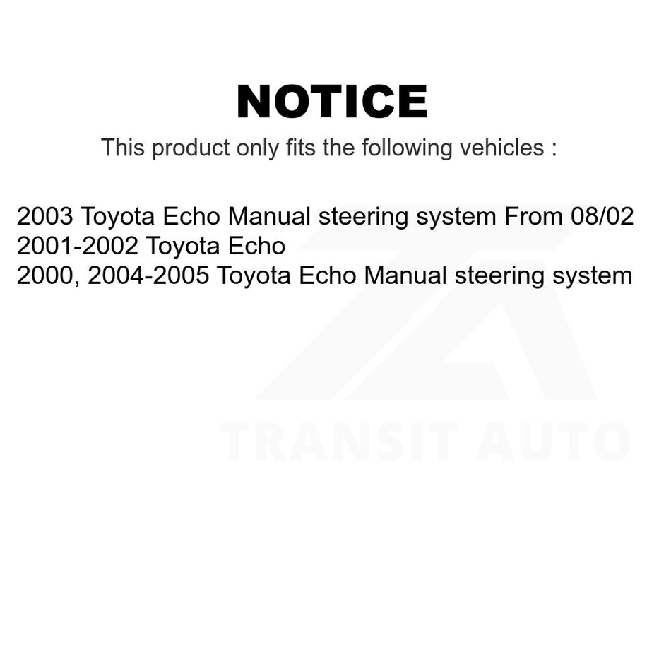 Front Inner Steering Tie Rod End TOR-EV410 For Toyota Echo