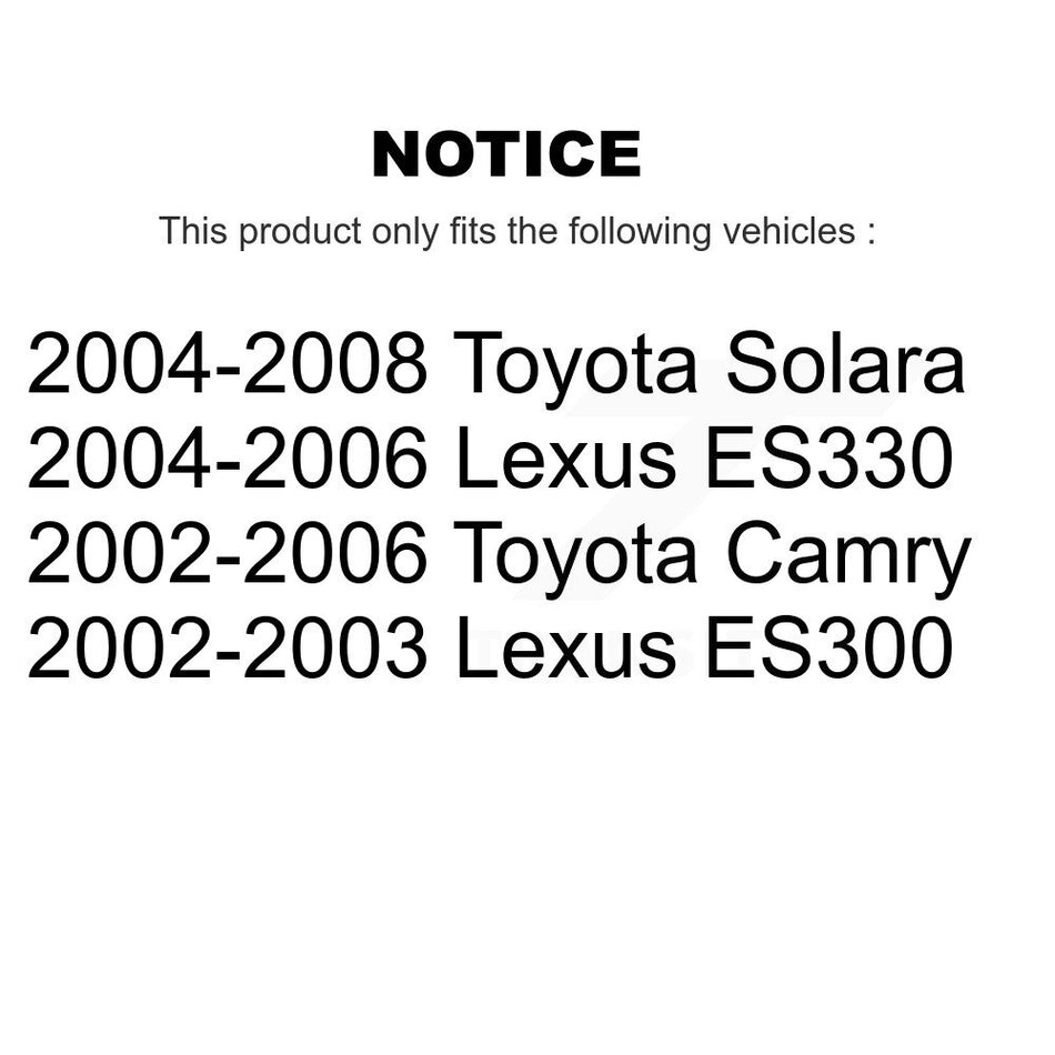 Front Inner Steering Tie Rod End TOR-EV420 For Toyota Camry Lexus Solara ES330 ES300