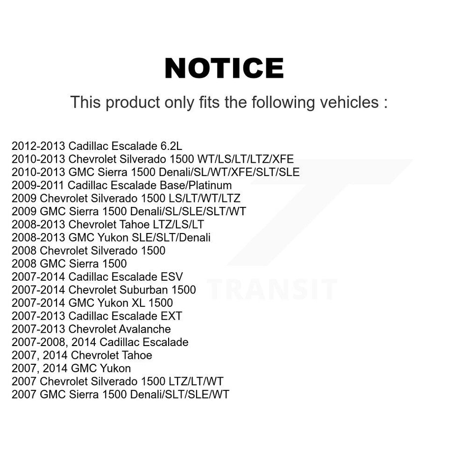 Inner Steering Tie Rod End TOR-EV800084 For Chevrolet GMC Sierra 1500 Silverado Avalanche Cadillac