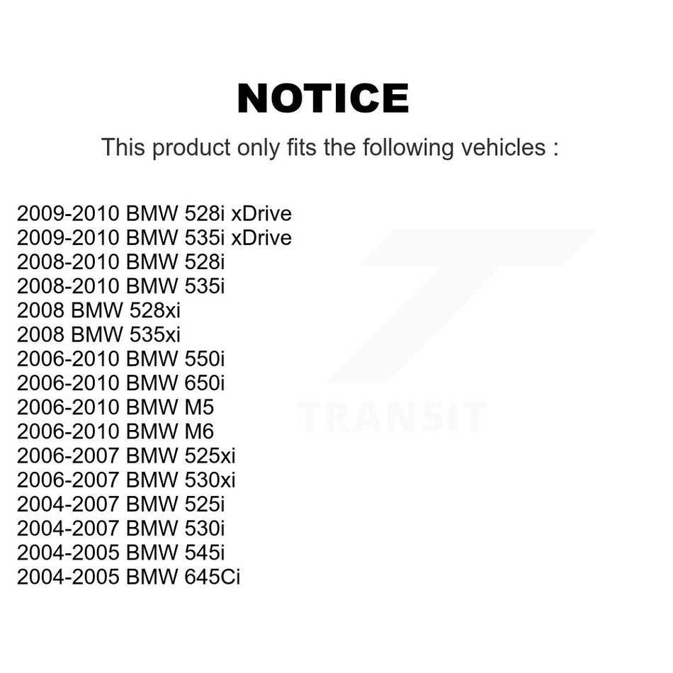 Front Inner Steering Tie Rod End TOR-EV800266 For BMW 530i 530xi 650i 528i xDrive 525i 535i 645Ci M5