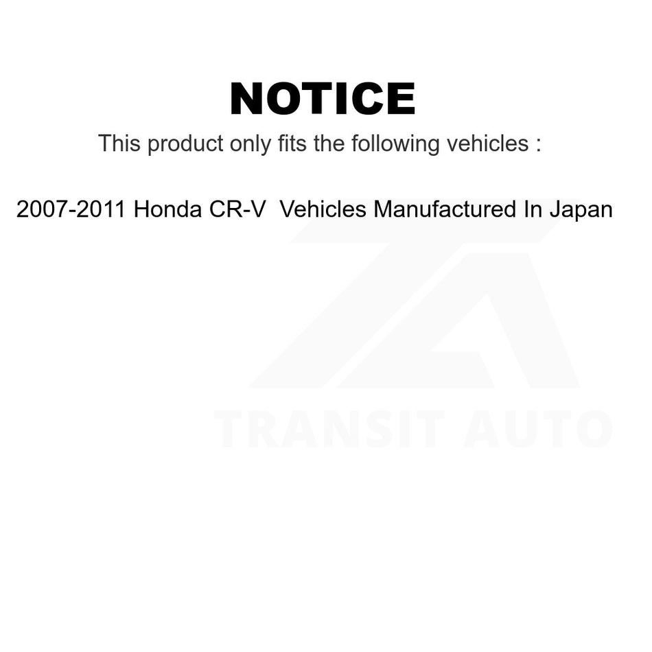 Front Inner Steering Tie Rod End TOR-EV800689 For 2007-2011 Honda CR-V Vehicles Manufactured In Japan