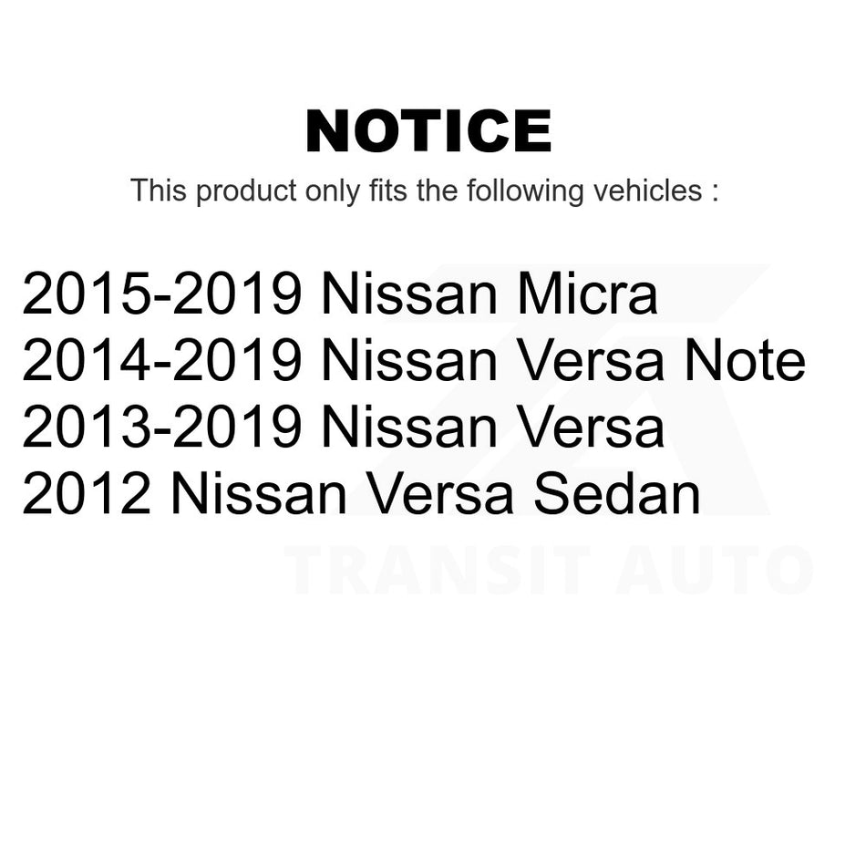 Front Inner Steering Tie Rod End TOR-EV800862 For Nissan Versa Note Micra