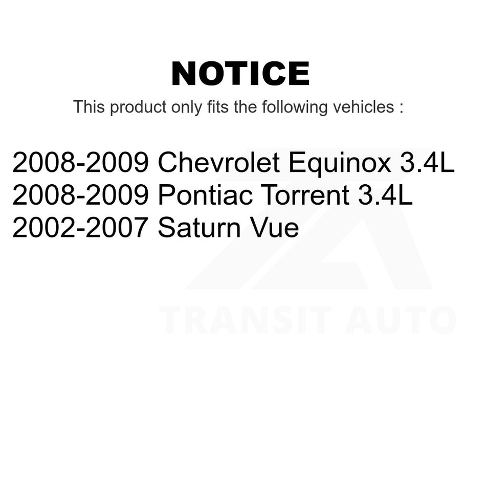 Front Inner Steering Tie Rod End TOR-EV80443 For Saturn Vue Chevrolet Equinox Pontiac Torrent