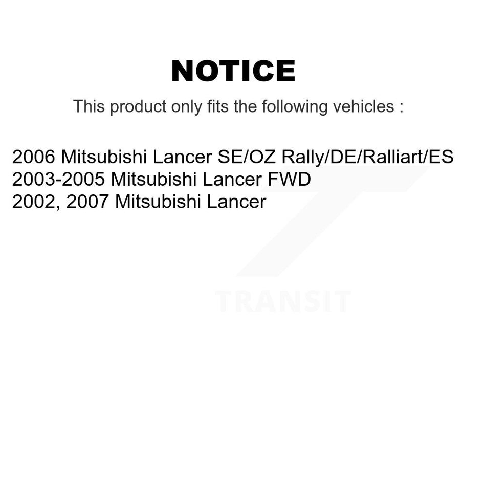 Front Inner Steering Tie Rod End TOR-EV80587 For Mitsubishi Lancer