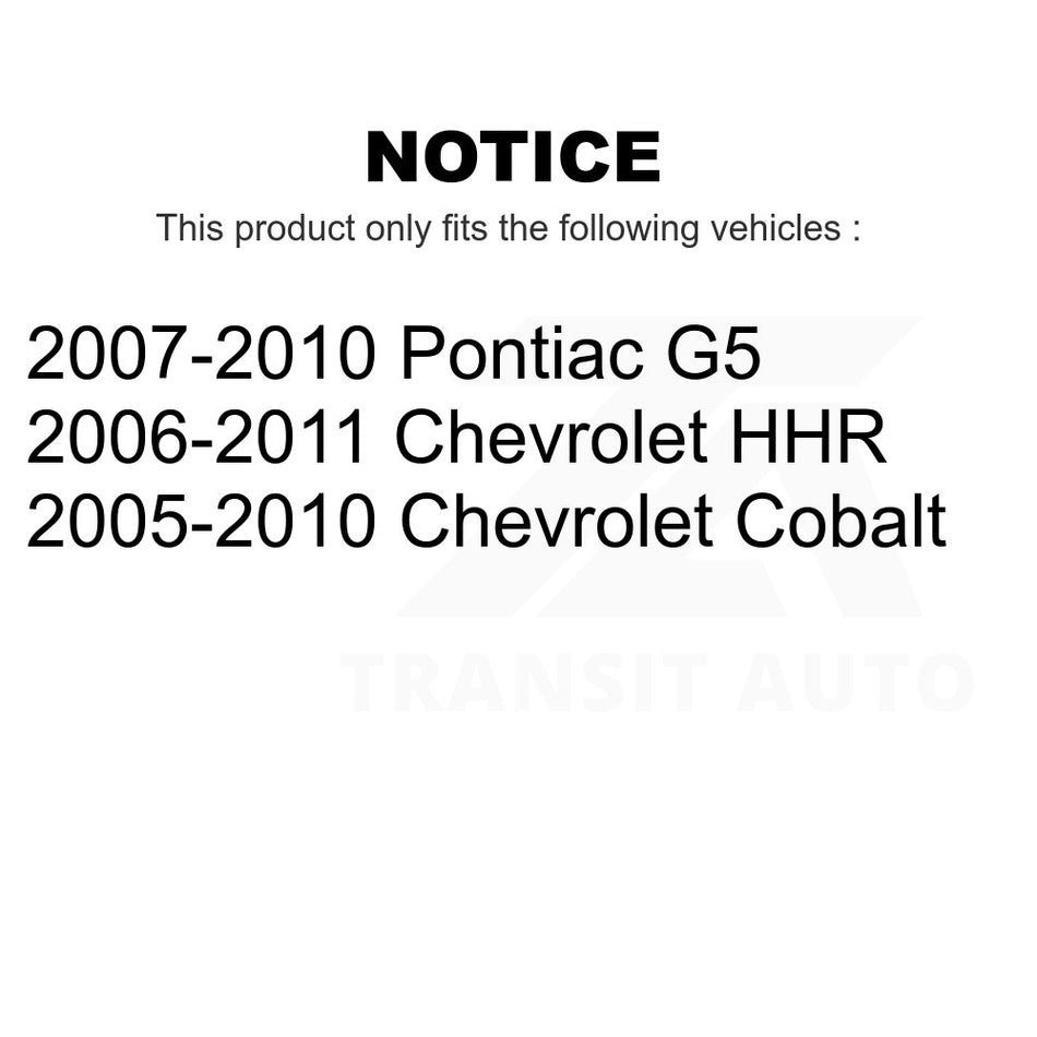 Front Lower Forward Suspension Control Arm Bushing TOR-K200361 For Chevrolet Cobalt HHR Pontiac G5