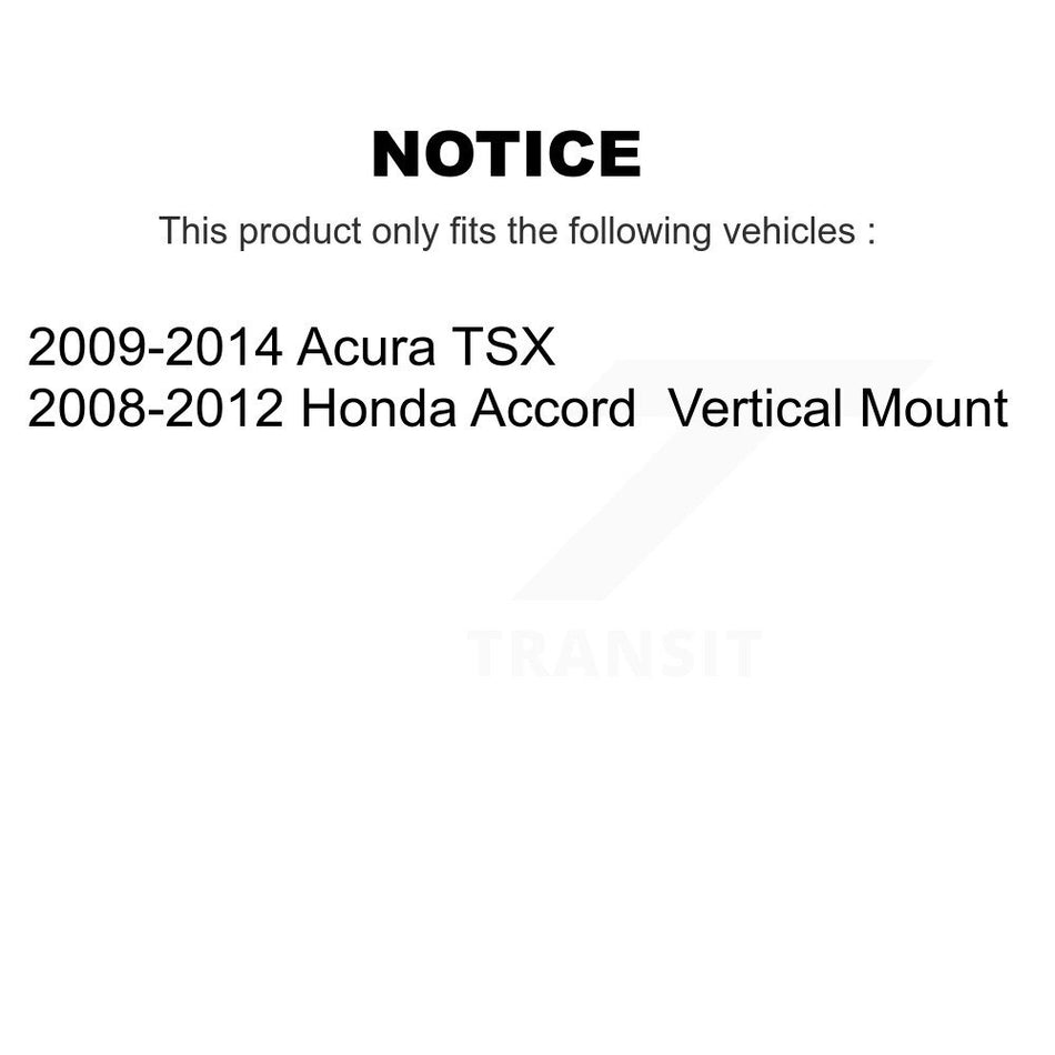 Front Lower Inner Forward Suspension Control Arm Bushing TOR-K201639 For Honda Accord Acura TSX