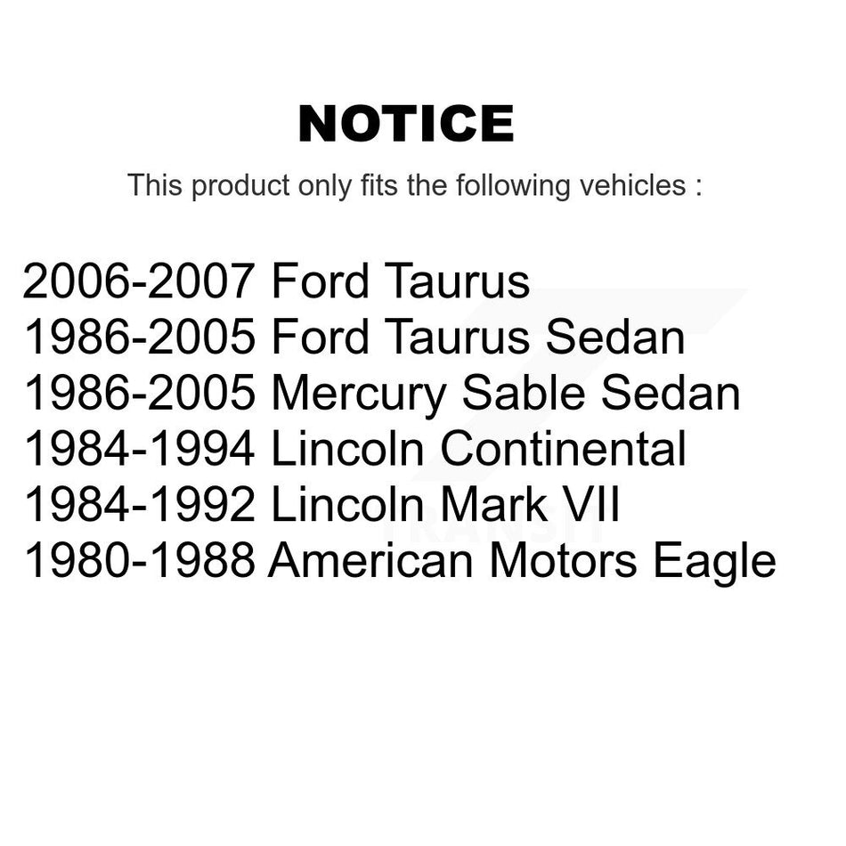 Suspension Stabilizer Bar Link Kit TOR-K3124 For Ford Taurus Mercury Sable Lincoln Mark VII American
