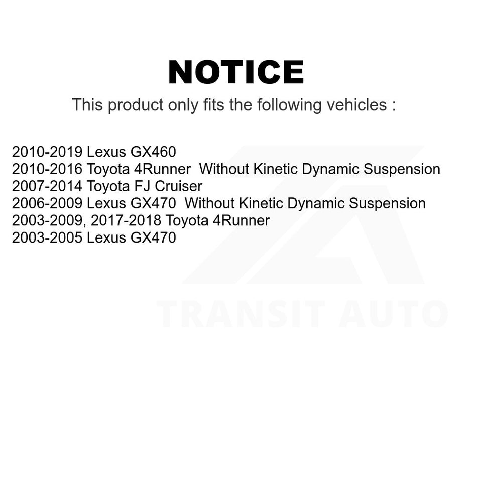 Front Lower Suspension Ball Joint TOR-K500017 For Toyota 4Runner Lexus GX460 FJ Cruiser GX470