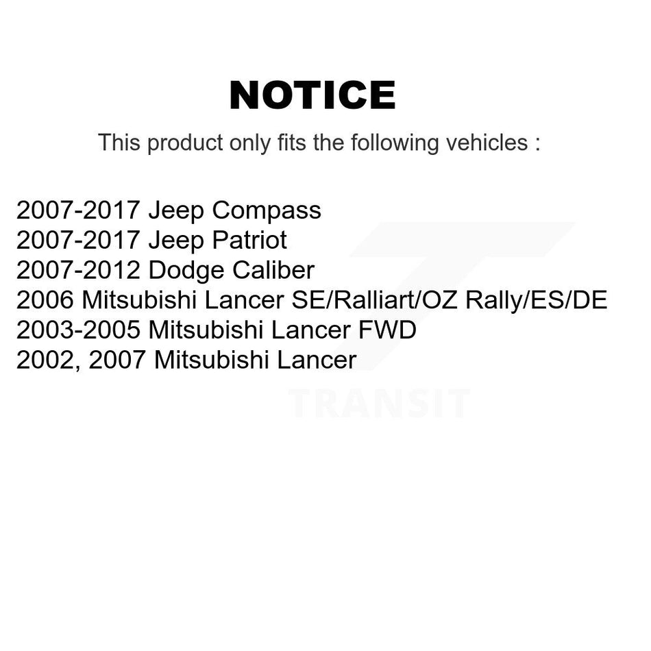 Front Lower Suspension Ball Joint TOR-K500063 For Jeep Patriot Compass Dodge Caliber Mitsubishi