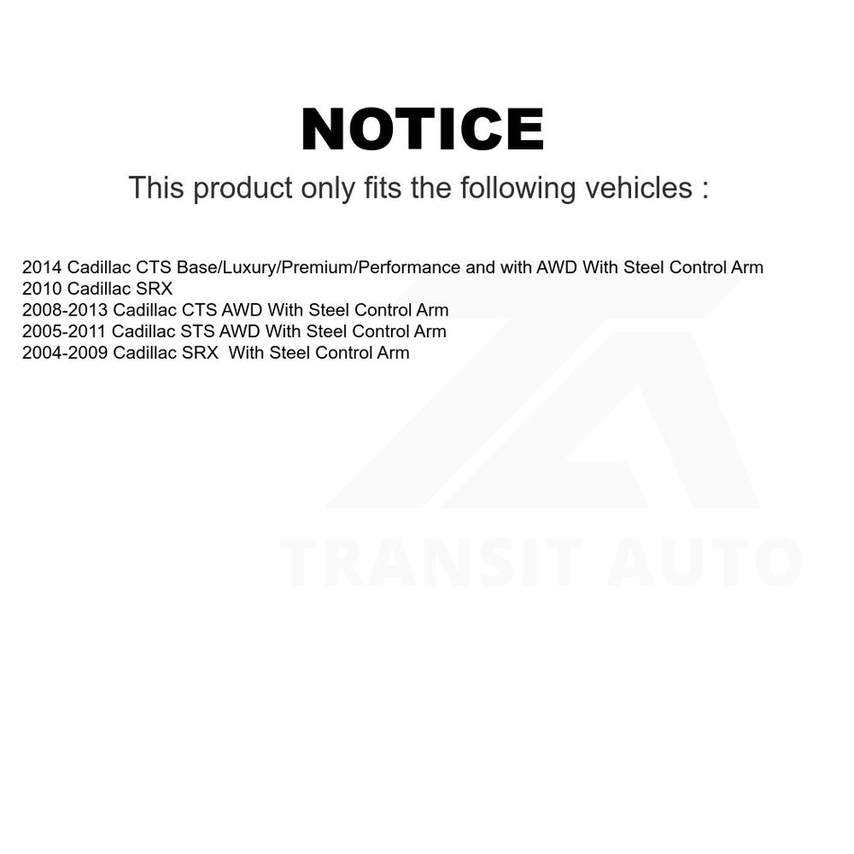 Front Lower Suspension Ball Joint TOR-K500064 For Cadillac CTS SRX STS