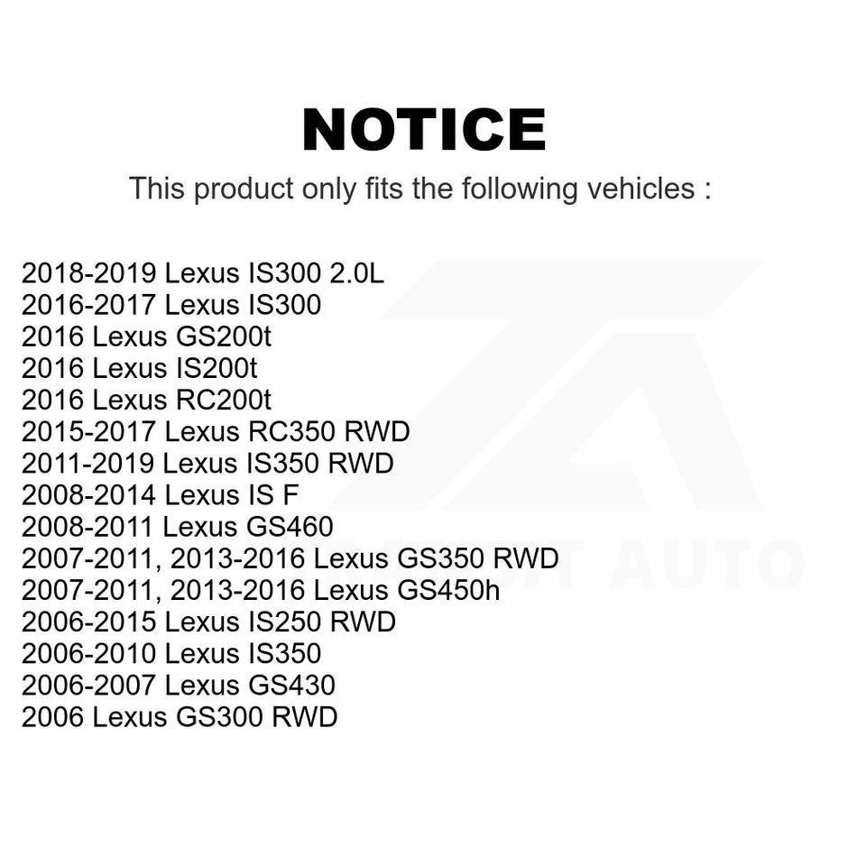 Front Left Lower Suspension Ball Joint TOR-K500124 For Lexus IS250 GS350 IS350 IS300 GS300 IS200t RC350 GS450h GS430 IS F RC200t GS460 GS200t