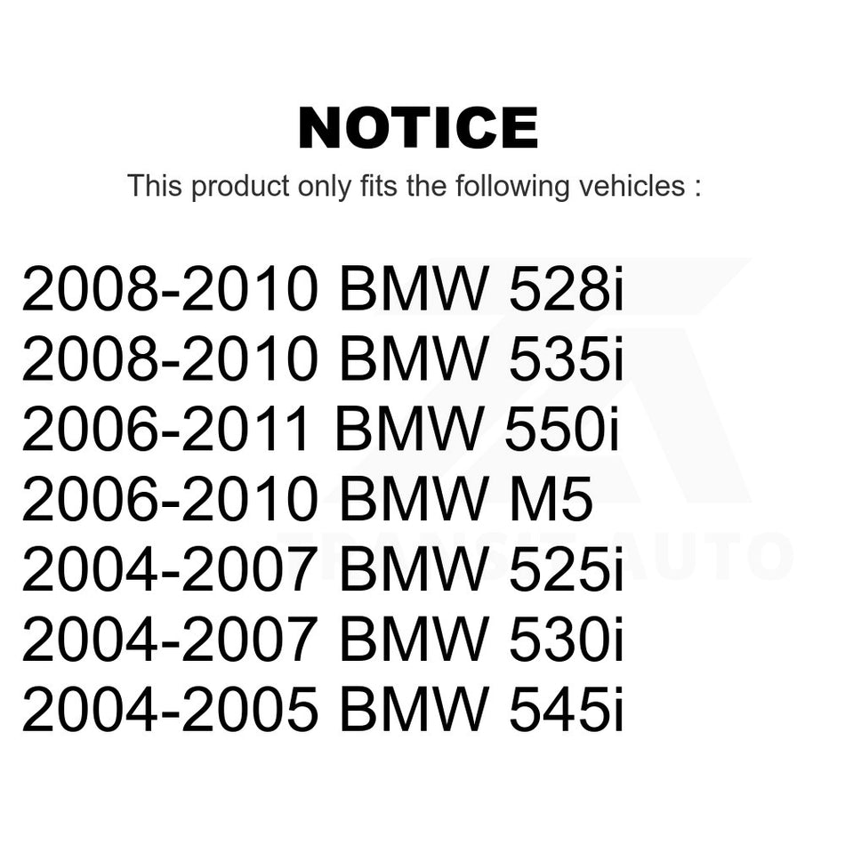 Front Right Suspension Stabilizer Bar Link Kit TOR-K750028 For BMW 530i 528i 525i 535i 550i 545i M5