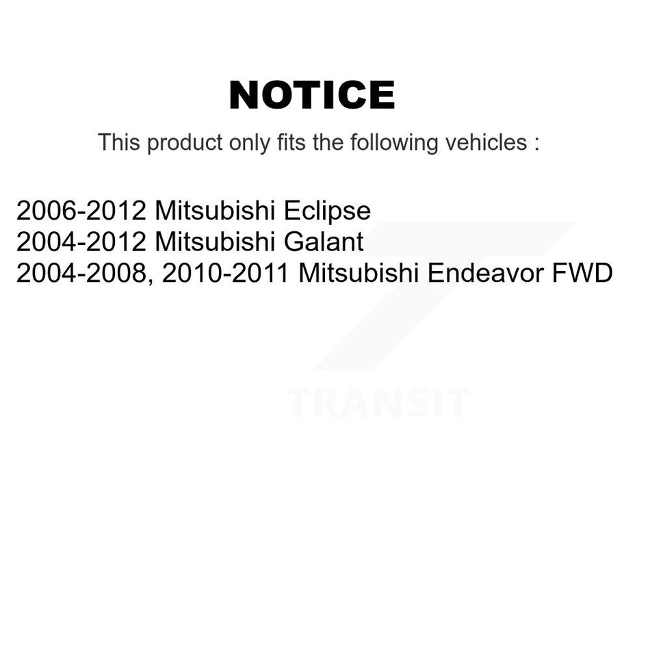 Rear Suspension Stabilizer Bar Link Kit TOR-K750030 For Mitsubishi Eclipse Endeavor Galant