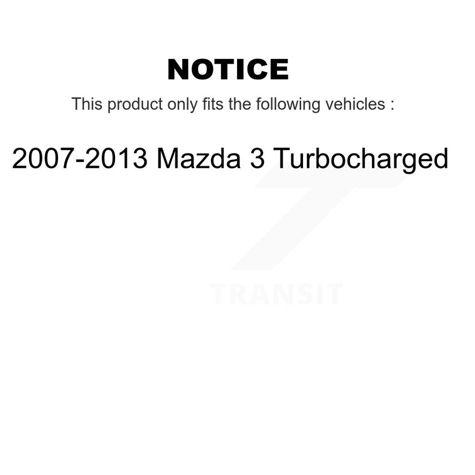 Rear Suspension Stabilizer Bar Link Kit TOR-K750069 For 2007-2013 Mazda 3 Turbocharged