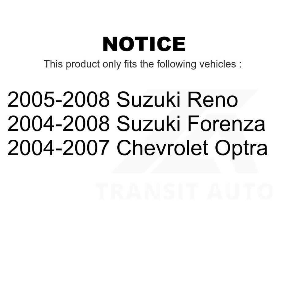 Rear Suspension Stabilizer Bar Link Kit TOR-K750089 For Suzuki Forenza Reno Chevrolet Optra