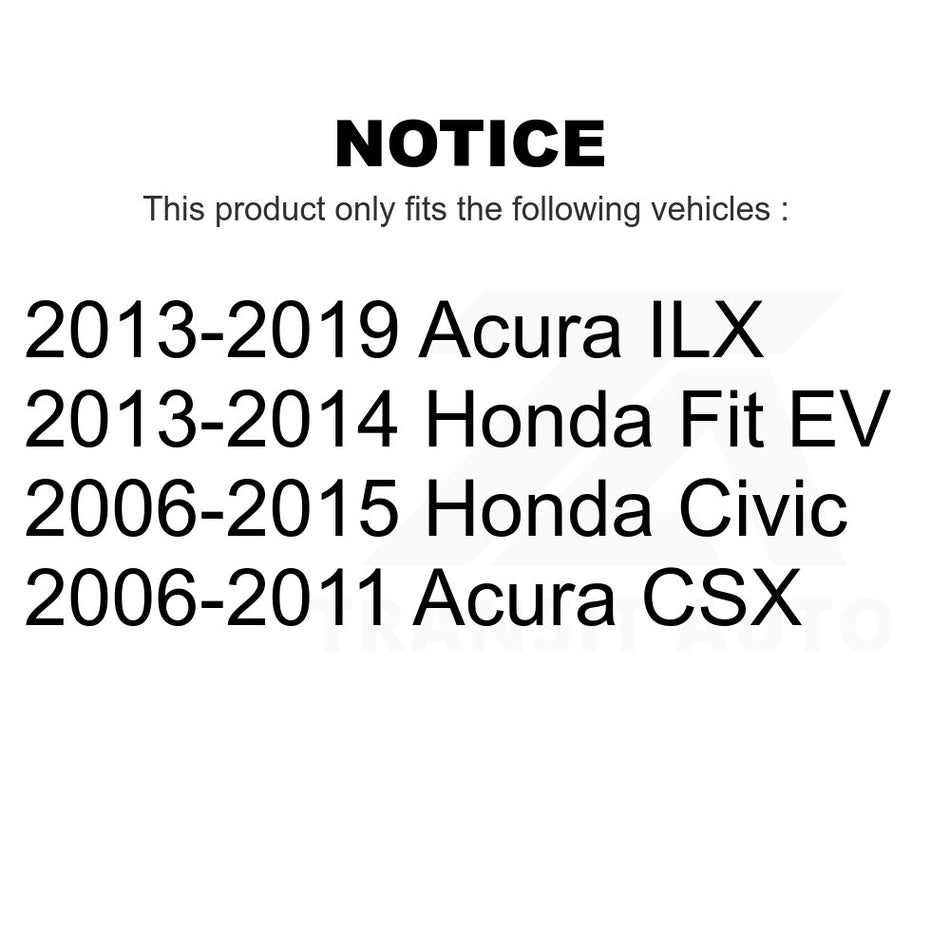 Rear Left Suspension Stabilizer Bar Link Kit TOR-K750125 For Honda Civic Acura ILX Fit CSX