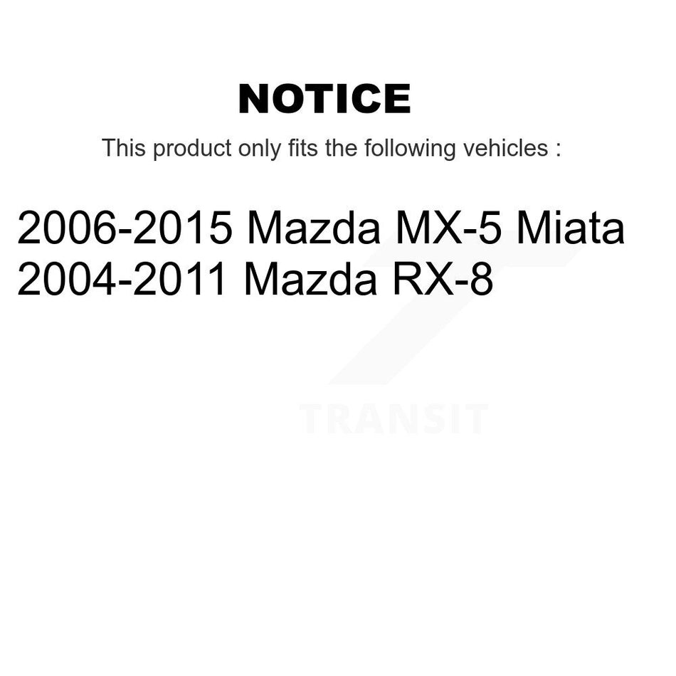 Rear Suspension Stabilizer Bar Link Kit TOR-K750133 For Mazda MX-5 Miata RX-8