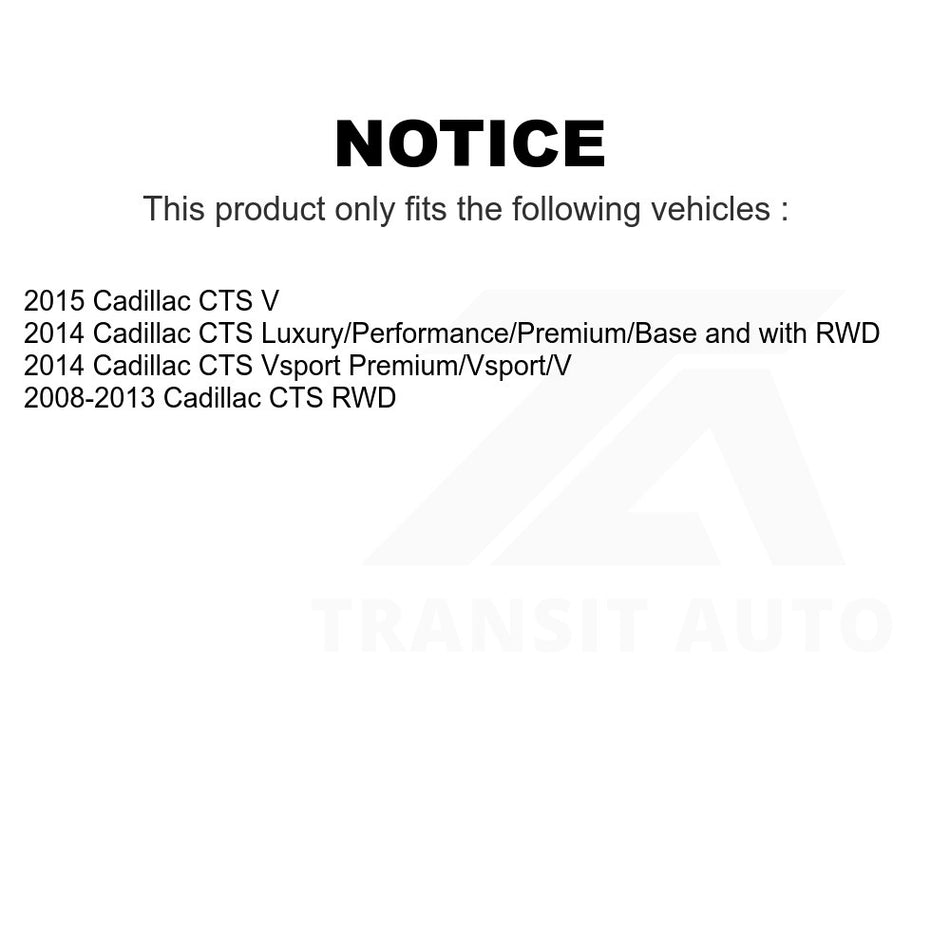 Front Suspension Stabilizer Bar Link Kit TOR-K750190 For Cadillac CTS