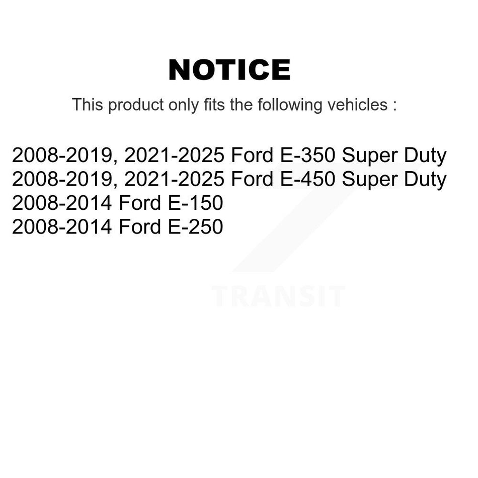 Front Suspension Stabilizer Bar Link Kit TOR-K750322 For Ford E-350 Super Duty E-250 E-450 E-150