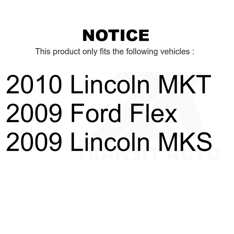 Rear Left Suspension Stabilizer Bar Link Kit TOR-K750369 For Ford Flex Lincoln MKS MKT