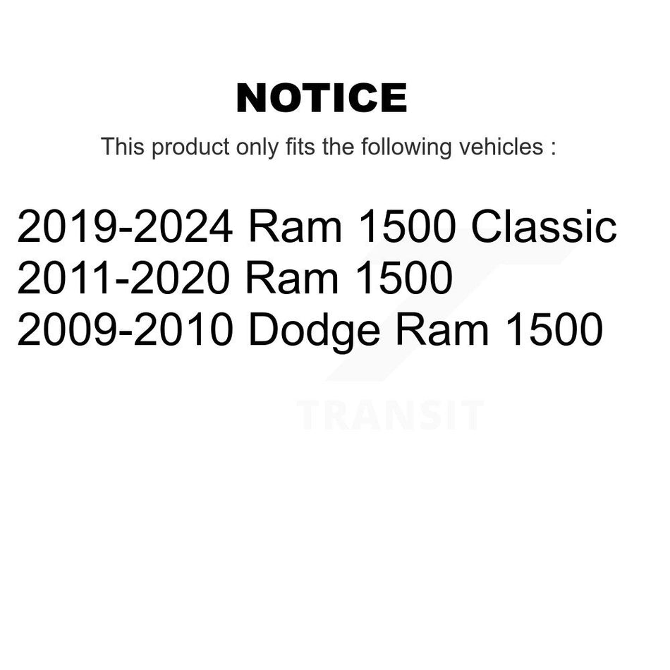 Rear Suspension Stabilizer Bar Link Kit TOR-K750396 For Ram 1500 Classic Dodge
