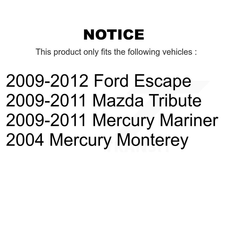 Rear Suspension Stabilizer Bar Link Kit TOR-K750571 For Ford Escape Mazda Tribute Mercury Mariner