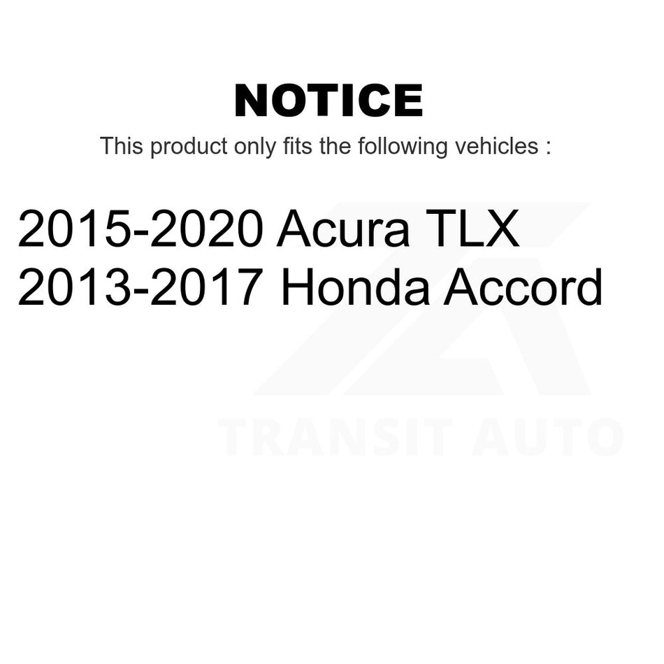 Front Right Suspension Stabilizer Bar Link Kit TOR-K750650 For Honda Accord Acura TLX