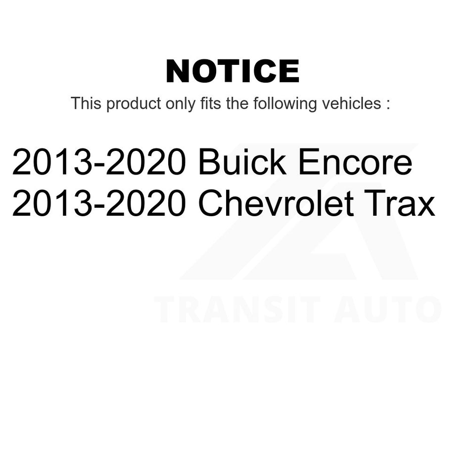 Front Left Suspension Stabilizer Bar Link Kit TOR-K750682 For 2013-2020 Buick Encore Chevrolet Trax