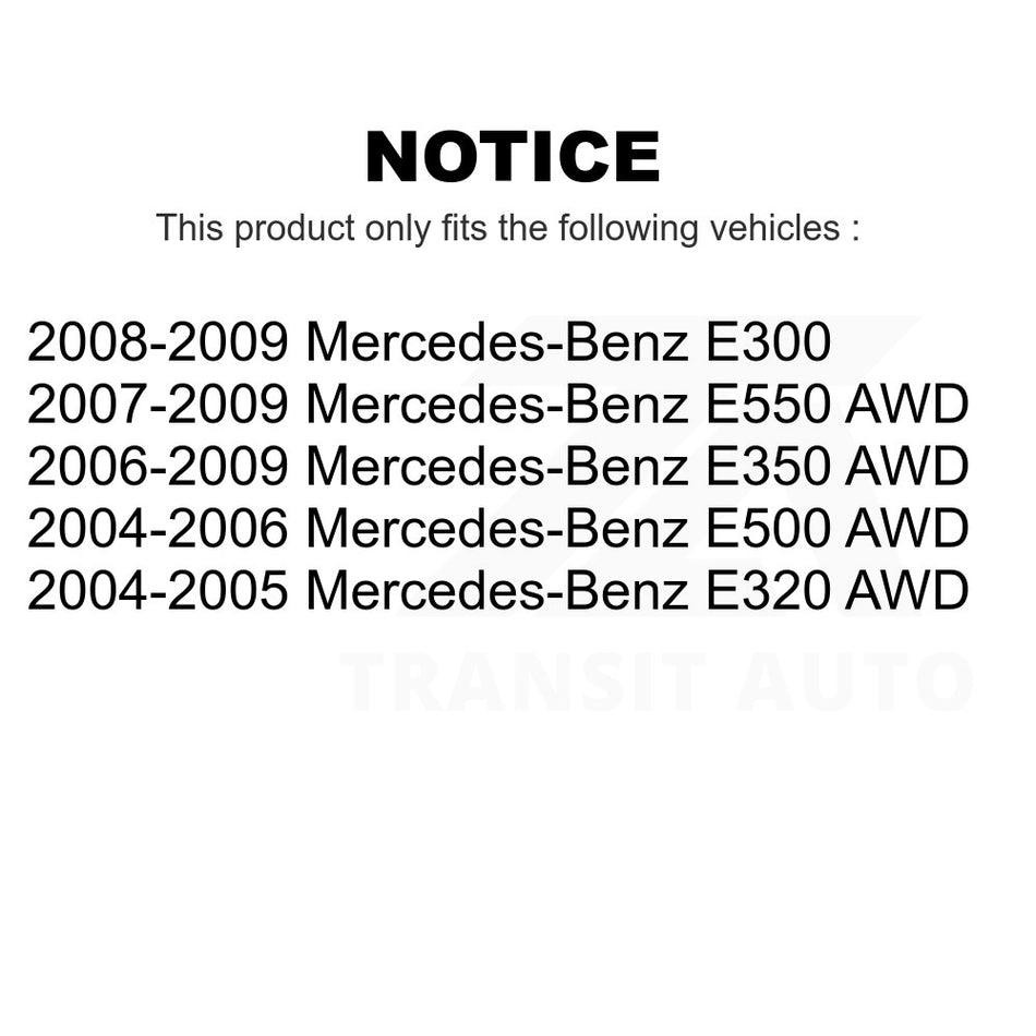 Front Right Suspension Stabilizer Bar Link Kit TOR-K750721 For Mercedes-Benz E350 E320 E500 E550 E300