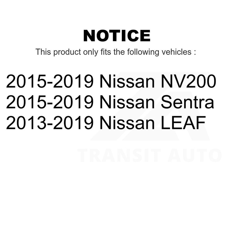 Front Suspension Stabilizer Bar Link Kit TOR-K750746 For Nissan Sentra LEAF NV200