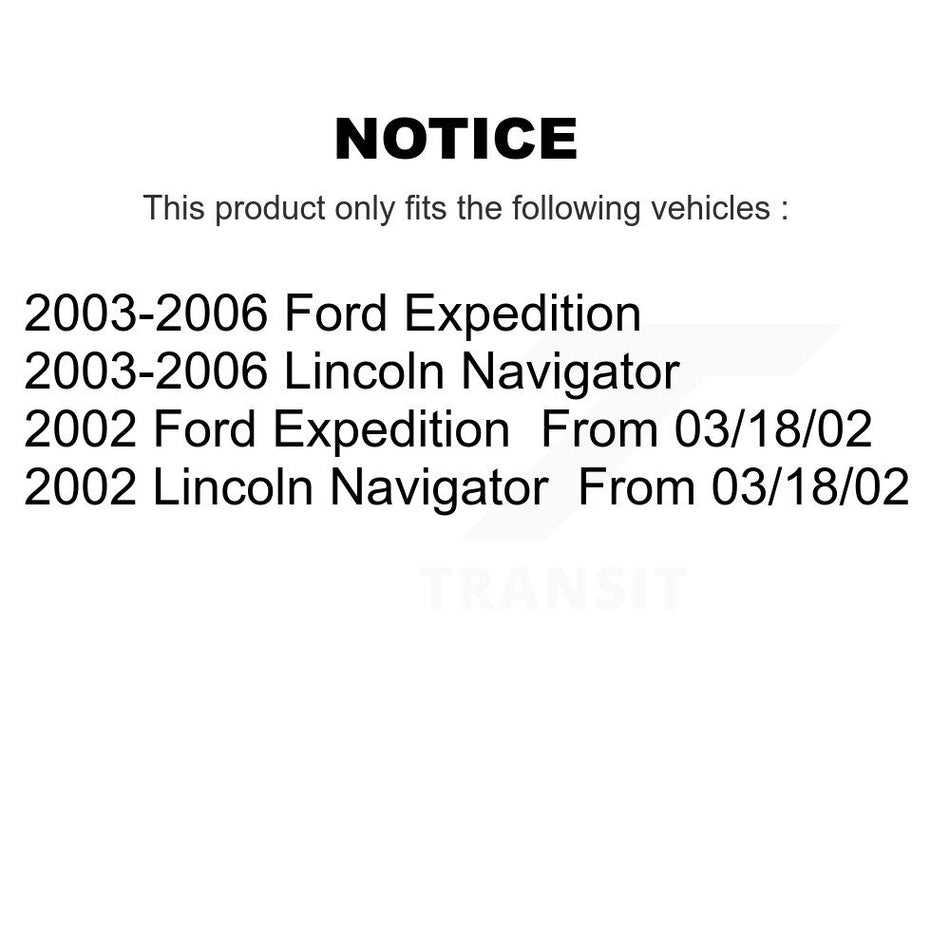 Rear Suspension Stabilizer Bar Link Kit TOR-K80127 For Ford Expedition Lincoln Navigator