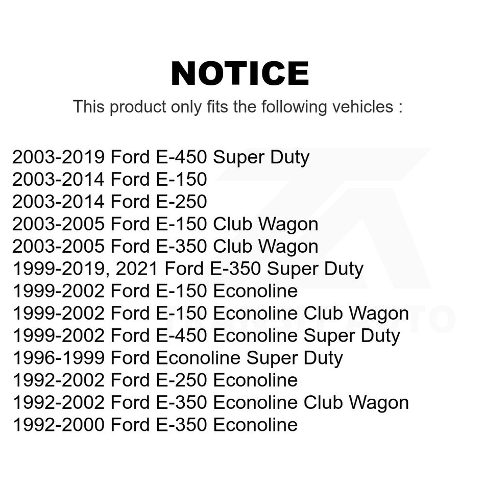 Front Lower Suspension Ball Joint TOR-K80197 For Ford E-350 Super Duty E-250 E-150 Econoline Club Wagon E-450