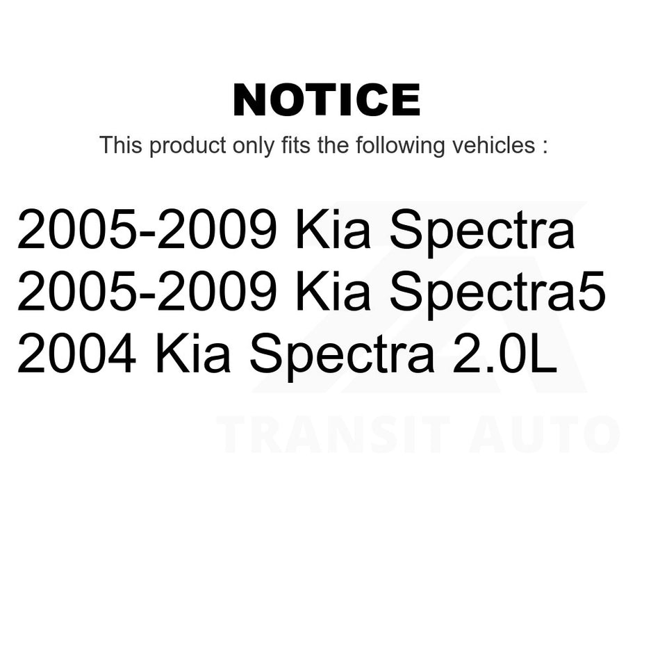 Front Left Suspension Stabilizer Bar Link Kit TOR-K80512 For Kia Spectra Spectra5