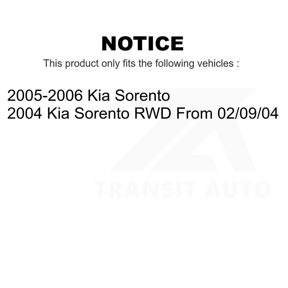 Front Right Suspension Stabilizer Bar Link Kit TOR-K80515 For Kia Sorento