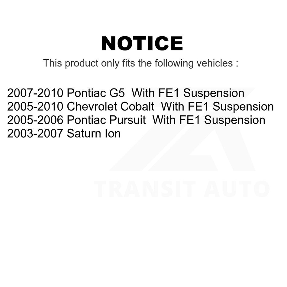 Front Lower Suspension Ball Joint TOR-K80566 For Chevrolet Cobalt Saturn Ion Pontiac G5 Pursuit