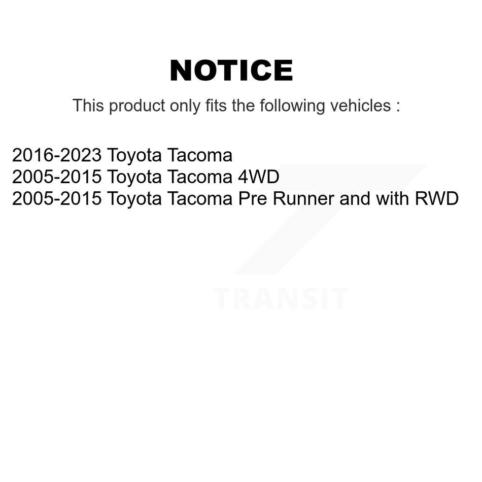 Front Right Suspension Stabilizer Bar Link Kit TOR-K80946 For Toyota Tacoma