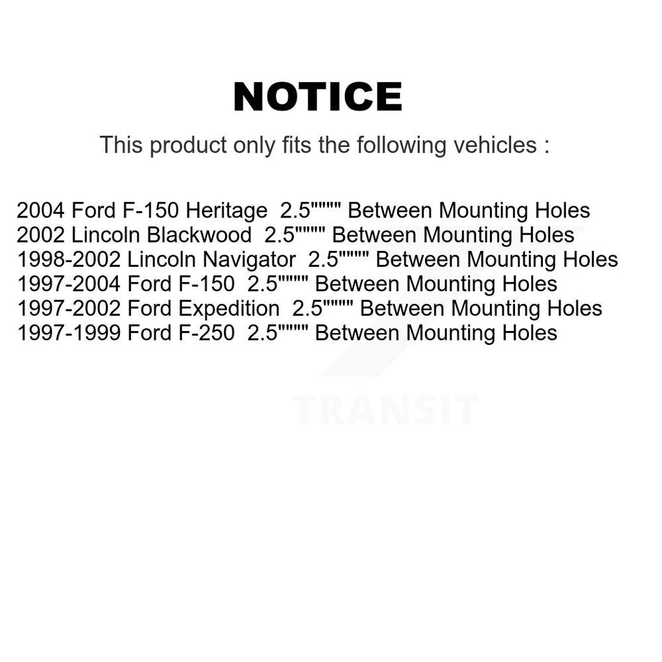 Front Steering Idler Arm TOR-K8739T For Ford F-150 Expedition F-250 Heritage Lincoln Navigator