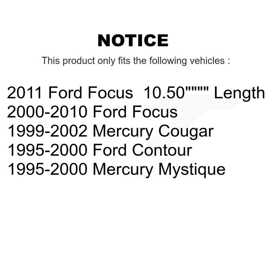 Front Suspension Stabilizer Bar Link Kit TOR-K8744 For Ford Focus Mercury Contour Cougar Mystique