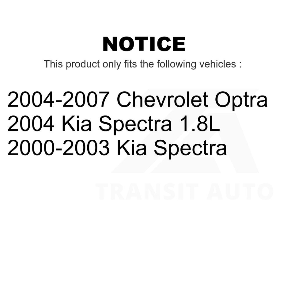 Front Suspension Stabilizer Bar Link Kit TOR-K90371 For Kia Spectra Chevrolet Optra