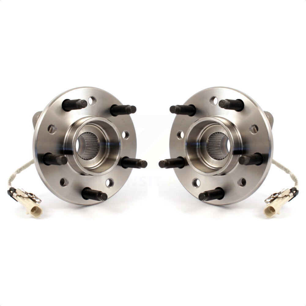 Front Wheel Bearing And Hub Assembly Pair For Chevrolet Pontiac Grand Am Malibu Oldsmobile Alero Classic Cutlass K70-100259 by Kugel