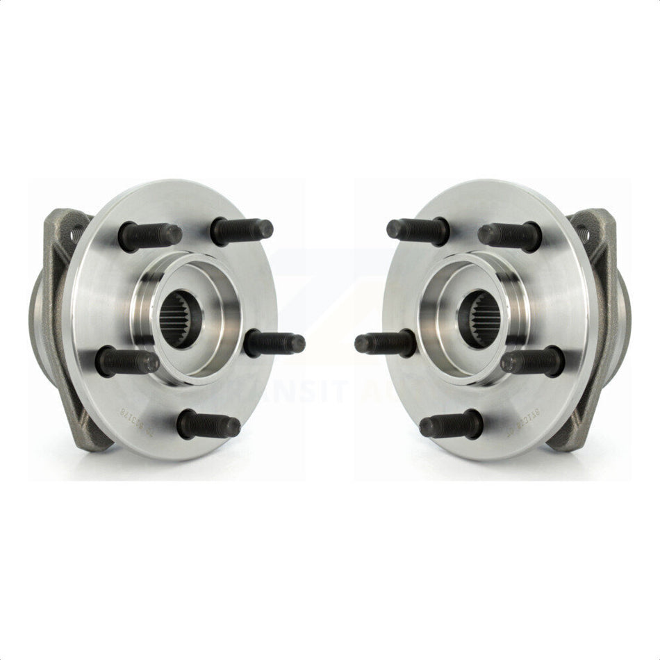 Front Wheel Bearing And Hub Assembly Pair For 2002-2005 Jeep Liberty Non-ABS K70-100270 by Kugel