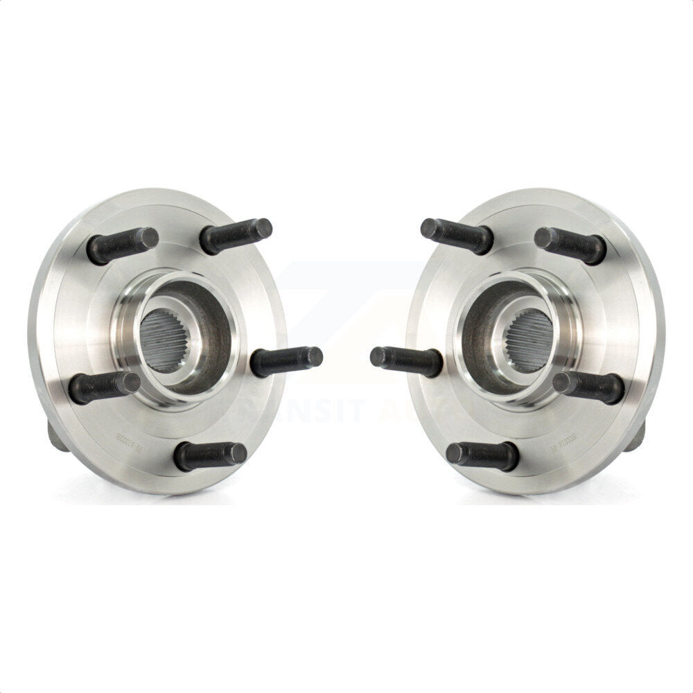 Front Wheel Bearing And Hub Assembly Pair For Dodge Dakota Mitsubishi Raider 2-Wheel ABS K70-100299 by Kugel